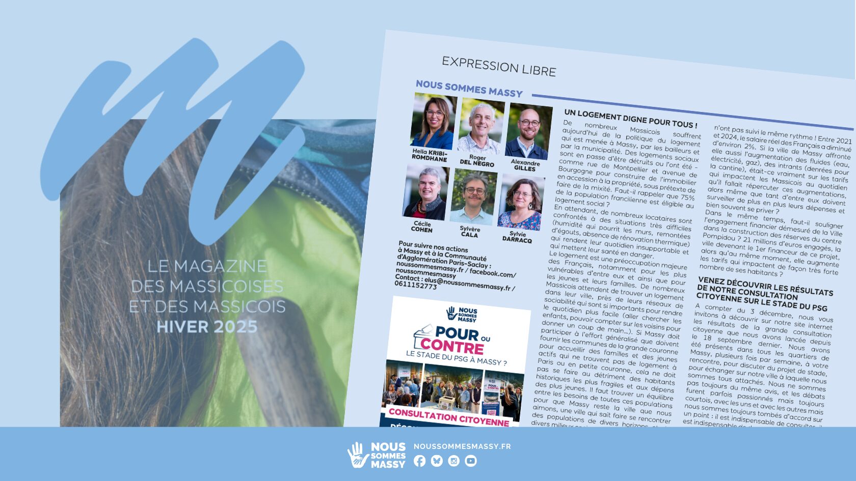 Tribune des élu·es dans « M le magazine » – Hiver 2025